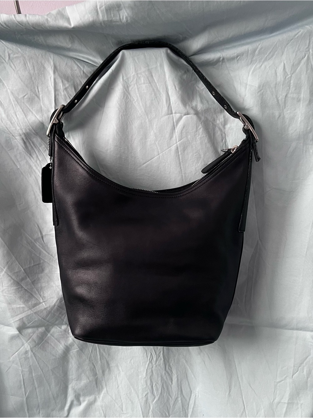 Vintage Coach Legacy West Hobo bucket bag - black